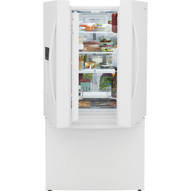 Frigidaire 36-inch, 27.8 cu. ft. French 3-Door Refrigerator with Dispenser FRFS2823AW (FRFS2823AW)