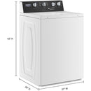 Maytag 3.5 cu. ft. Top Loading Washer with Dual-Action Agitator MVWP586GW
