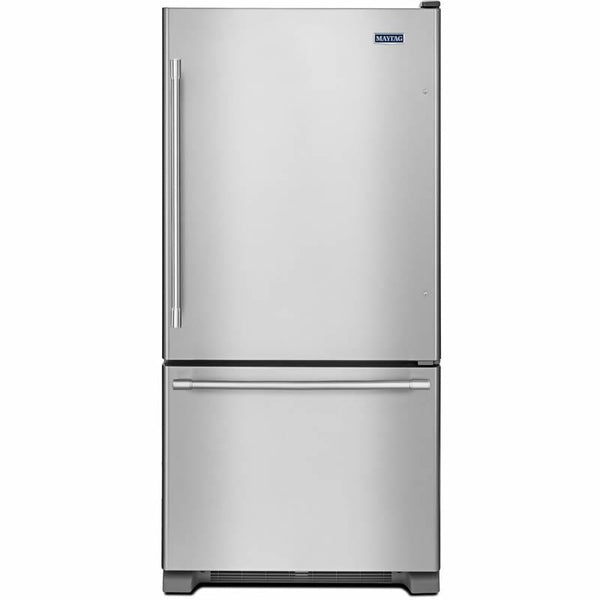 (MBF1958FEZ) Maytag 30-inch, 19 cu. ft. Bottom Freezer Refrigerator MBF1958FEZ