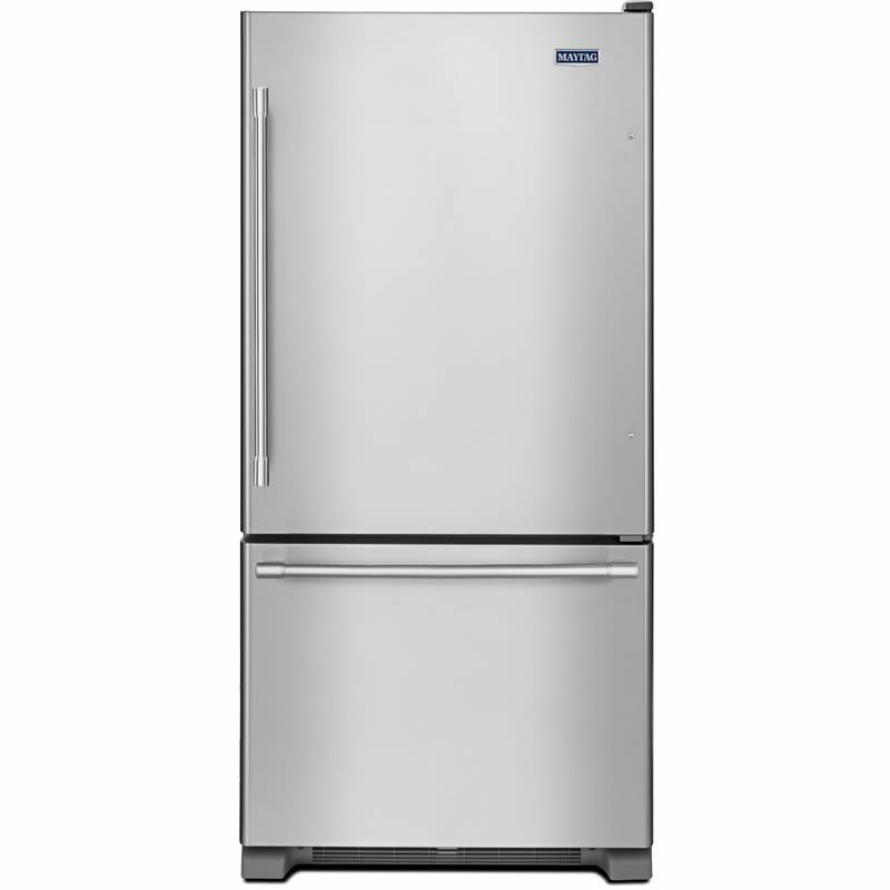 (MBF1958FEZ) Maytag 30-inch, 19 cu. ft. Bottom Freezer Refrigerator MBF1958FEZ