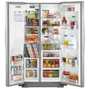 Whirlpool 36-inch, 23 cu.ft. Counter-Depth Side-by-Side Refrigerator with External Water and Ice Dispensing System WRS973CIHZWRS973CIHZ