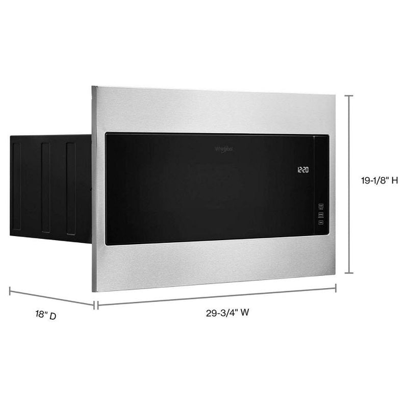 Whirlpool 1.1 cu. ft. Built-In Microwave Oven with LED Display WMT55511KS IMAGE 7