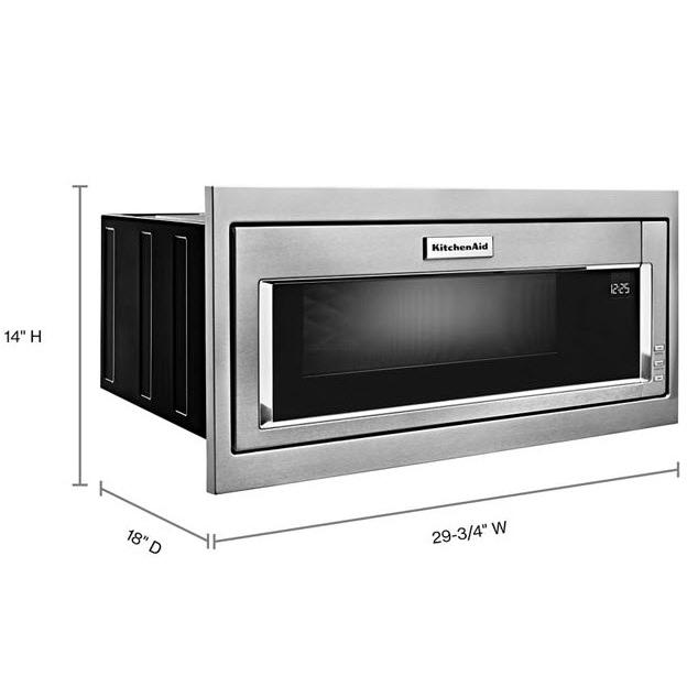 KitchenAid 1.1 cu. ft. Built-In Microwave Oven with 12-inch Turntable KMBT5011KSS IMAGE 8