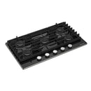 KitchenAid 36-inch Built-in Gas Cooktop with 5 Burners KCGG536PBL (KCGG536PBL)