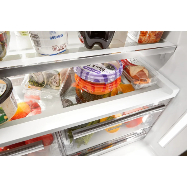 Whirlpool 36-Inch Counter Depth 4 Door Refrigerator with Ice Maker in Door (WRQC7836RZ)