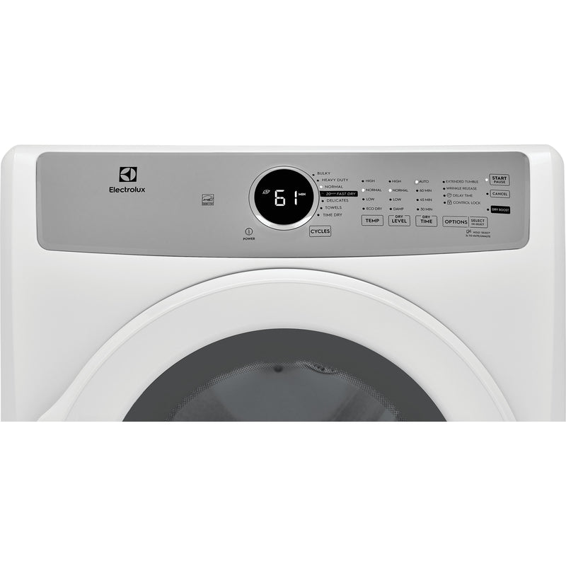 Electrolux 8.0 cu.ft. Electric Dryer with 7 Dry Programs ELFE7337AW