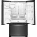 Whirlpool 36-inch, 24.7 cu. ft. French 3-Door Refrigerator with Ice and Water Dispensing System WRF555SDHV