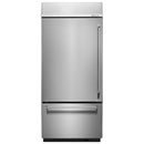 KitchenAid 36-inch, 20.9 cu.ft. Built-in Bottom Freezer Refrigerator with Internal Ice Maker KBBL306ESS