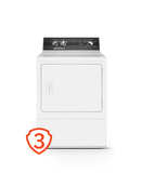 Dryer, Rear, Gas, 7.0 cf 3 CY, SQ (White)DR3004WG