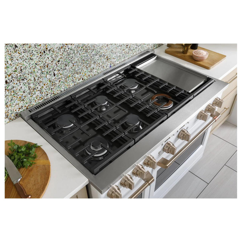 Café™ 48 Smart Dual-Fuel Commercial-Style Range with 6 Burners