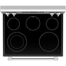 Maytag 30-inch Freestanding Electric Range with Steam Clean MER4600LSMER4600LS