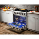  Thor Kitchen 36-inch Freestanding Gas Range HRG3618ULP IMAGE 8