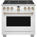 Café 36-inch Freestanding Gas Range with WI-FI Connect CGY366P4TW2