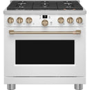Caf? 36-inch Freestanding Gas Range with WI-FI Connect CGY366P4TW2CGY366P4TW2