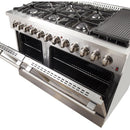 Forno Galiano Alta Qualita 48-inch Freestanding Dual Fuel Range with Convection Technology FFSGS6156-48