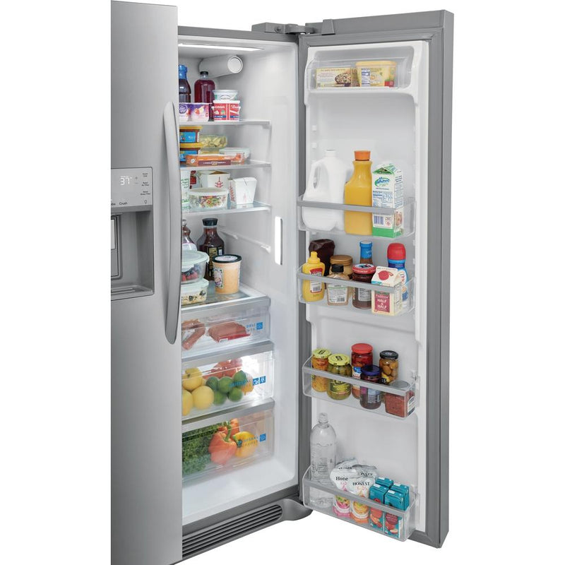 (GRSS2652AF) Frigidaire Gallery 36-inch, 25.6 cu.ft. Freestanding Side-by-Side Refrigerator with Ice and Water Dispensing System GRSS2652AF