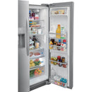 Frigidaire Gallery 36-inch, 25.6 cu.ft. Freestanding Side-by-Side Refrigerator with Ice and Water Dispensing System GRSS2652AF (GRSS2652AF)