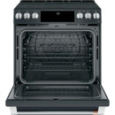 Café 30-inch Slide-in Electric Range with Warming Drawer CES700P3MD1