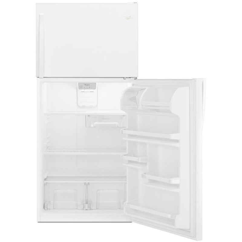 Whirlpool 30-inch, 18.2 cu.ft. Freestanding Top Freezer Refrigerator WRT108FFDW IMAGE 3