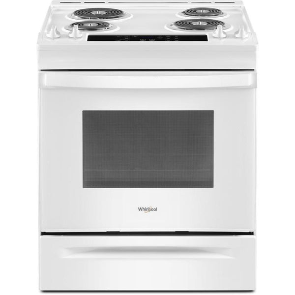 Whirlpool 30-inch Freestanding Electric Range with Frozen Bake™ Technology WEC310S0LW IMAGE 1