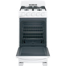 Hotpoint 20-inch Freestanding Gas Range RGAS200DMWWRGAS200DMWW