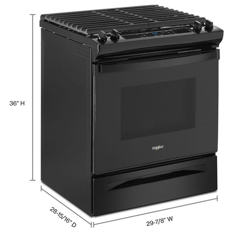 Whirlpool 30-inch Freestanding Gas Range with Frozen Bake™ Technology WEG515S0LB IMAGE 11