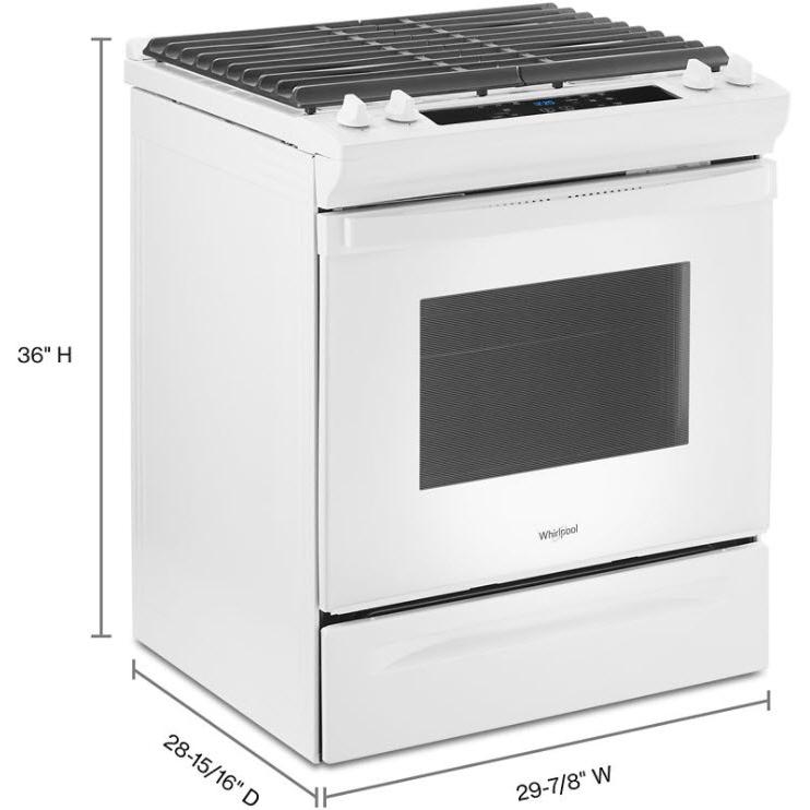 Whirlpool 30-inch Freestanding Gas Range with Frozen Bake™ Technology WEG515S0LW IMAGE 11