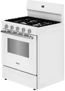 Maytag 30-Inch Wide Gas Range With Steam Clean (White) (MFGS4030RW)