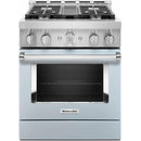 KitchenAid 30-inch Freestanding Gas Range with Even-Heat™ True Convection KFGC500JMBKFGC500JMB