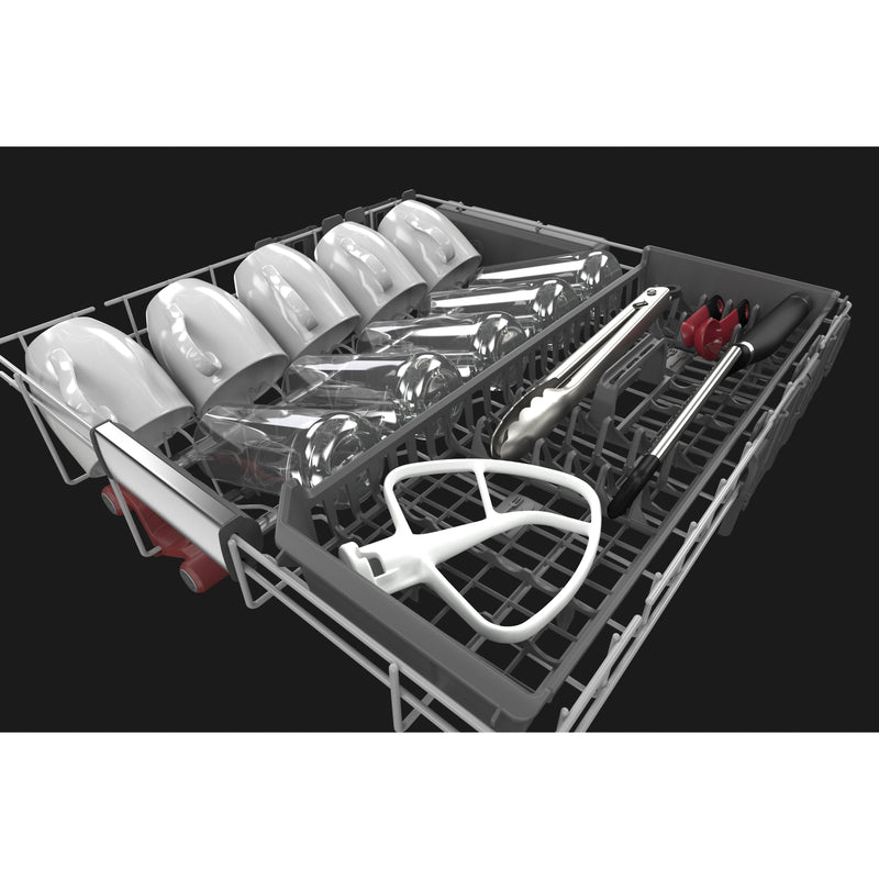 (KDTM804KPS) KitchenAid 24-inch Built-in Dishwasher with FreeFlex™ Third Rack KDTM804KPS
