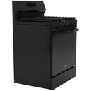 GE 30-inch Freestanding Gas Range with Center Oval Burner GGF500PVBBGGF500PVBB