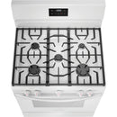 Frigidaire 30-inch Freestanding Gas Range with 5 Burners (White)FCRG3052BW