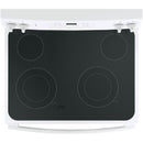 GE 30-inch Freestanding Electric Range with Self-Clean Oven JB645DK (White)JB645DKWW
