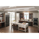 KitchenAid 36-inch, 20.8 cu.ft. Built-in French 3-Door Refrigerator with Internal Ice Maker KBFN506EBSKBFN506EBS