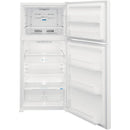 Frigidaire 30-inch, 20 cu.ft. Freestanding Top Freezer Refrigerator (White)FFTR2045VW
