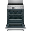 Haier 24-inch Freestanding Electric Range with Convection Technology QAS740RMSS