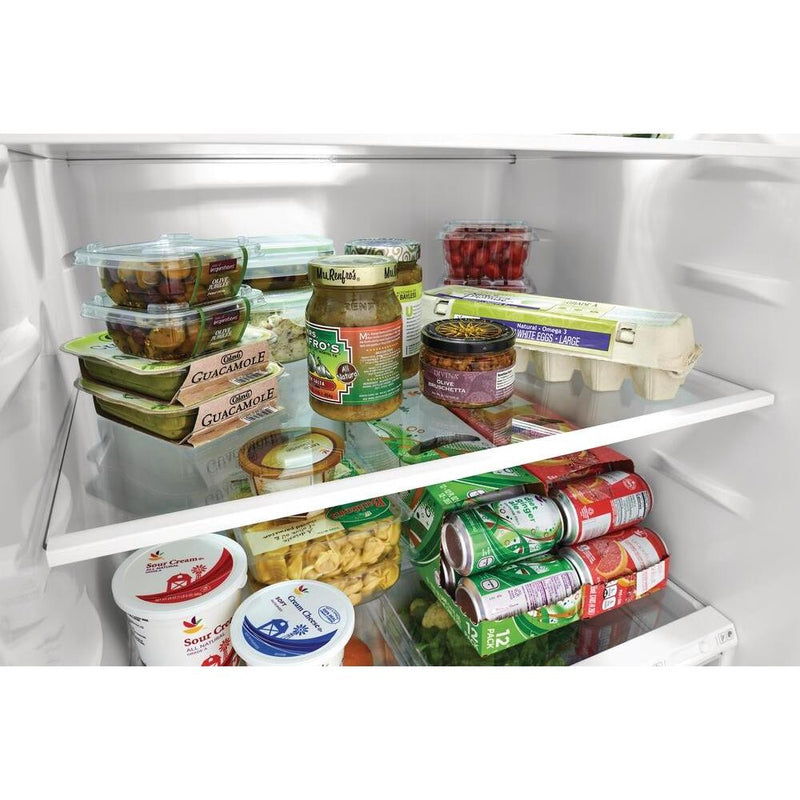 Frigidaire 28-inch, 17.6 cu.ft. Freestanding Top Freezer Refrigerator with LED Lighting FFHT1822UW