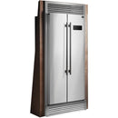 Forno 37-inch, 15.62 cu. ft. Built-in Side-by-Side Refrigerator FFRBI1805-37SG