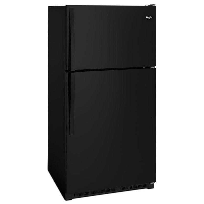 Whirlpool 33-inch, 20.5 cu.ft. Freestanding Top Freezer Refrigerator with Flexi-Side™ Bin WRT311FZDB