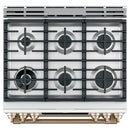 Caf? 30-inch Slide-in Dual-Fuel Range with Convection C2S950P4MW2C2S950P4MW2