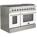 Forno Galiano Alta Qualita 48-inch Freestanding Gas Range with Convection Technology FFSGS6244-48WHT