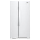 Whirlpool 36-inch, 25.1 cu. ft. Side-By-Side Refrigerator WRS315SNHW (White)WRS315SNHW