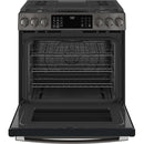 GE Profile 30-inch Slide-In Gas Range with No Preheat Air Fry PGS930BPTS