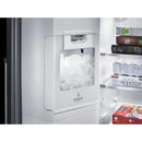 KitchenAid 36-inch, 22.7 cu. ft. Counter-Depth Side-by-Side Refrigerator with Ice and Water KRSC503EBS