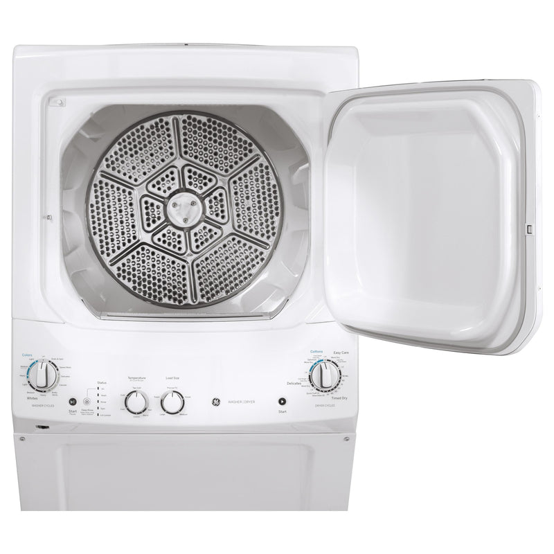 GE Stacked Washer/Dryer Electric Laundry Center GUV27ESSMWW (GUV27ESSMWW)