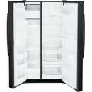 GE 36-inch, 25.3 cu. ft. Side-by-Side Refrigerator with Water and Ice Dispenser GSS25GGPBB