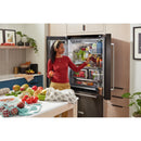 KitchenAid French 3-Door Refrigerator with External Water and Ice Dispensing System KRFF577KBS