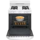 Hotpoint 30-inch Freestanding Gas Range RGBS300DMWW