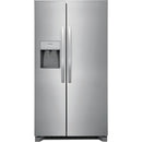 Frigidaire 36-inch, 25.6 cu.ft. Freestanding Side-by-Side Refrigerator with Ice and Water Dispensing System FRSS2623AS (FRSS2623AS)