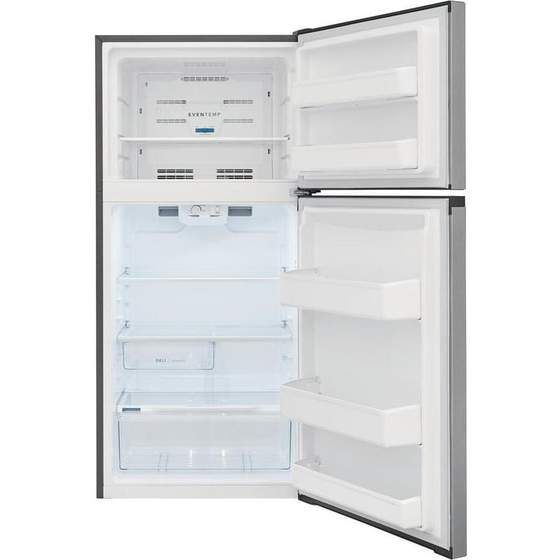 Frigidaire 27-inch, 13.9 cu.ft. Freestanding Top Freezer Refrigerator with EvenTemp® Cooling System FFHT1425VV (FFHT1425VV)